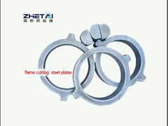 Πλάκες από χάλυβα που κόβουν με φλόγα